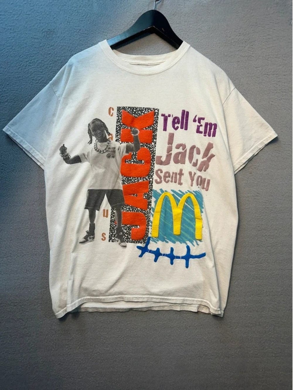 Cactus Jack Travis Scott McDonald’s T-Shirt Size M Tell ’Em Jack Sent You
